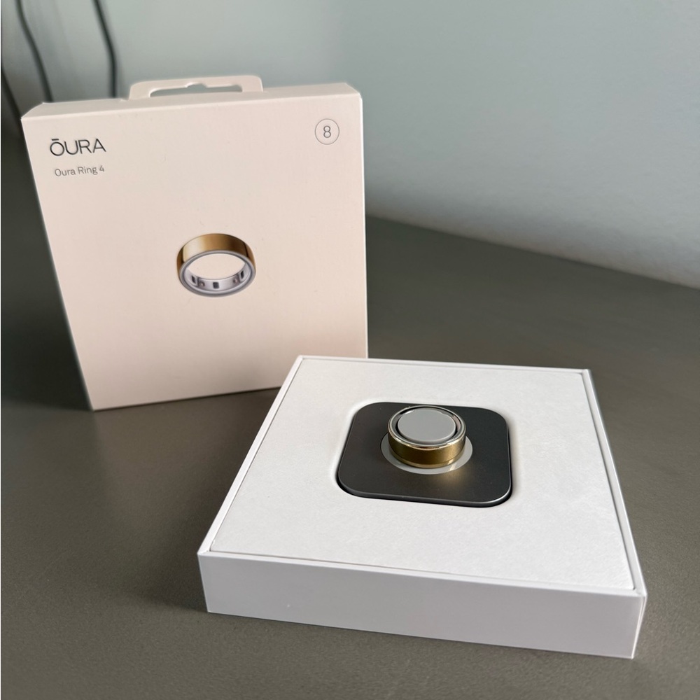 Oura Ring Gold and Silver